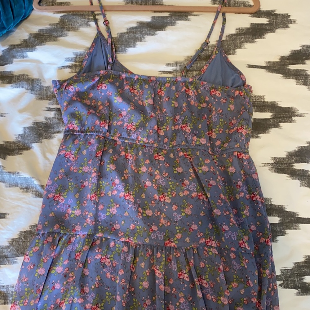 Purple boho tiered midi dress nwot size small - Picture 4 of 4
